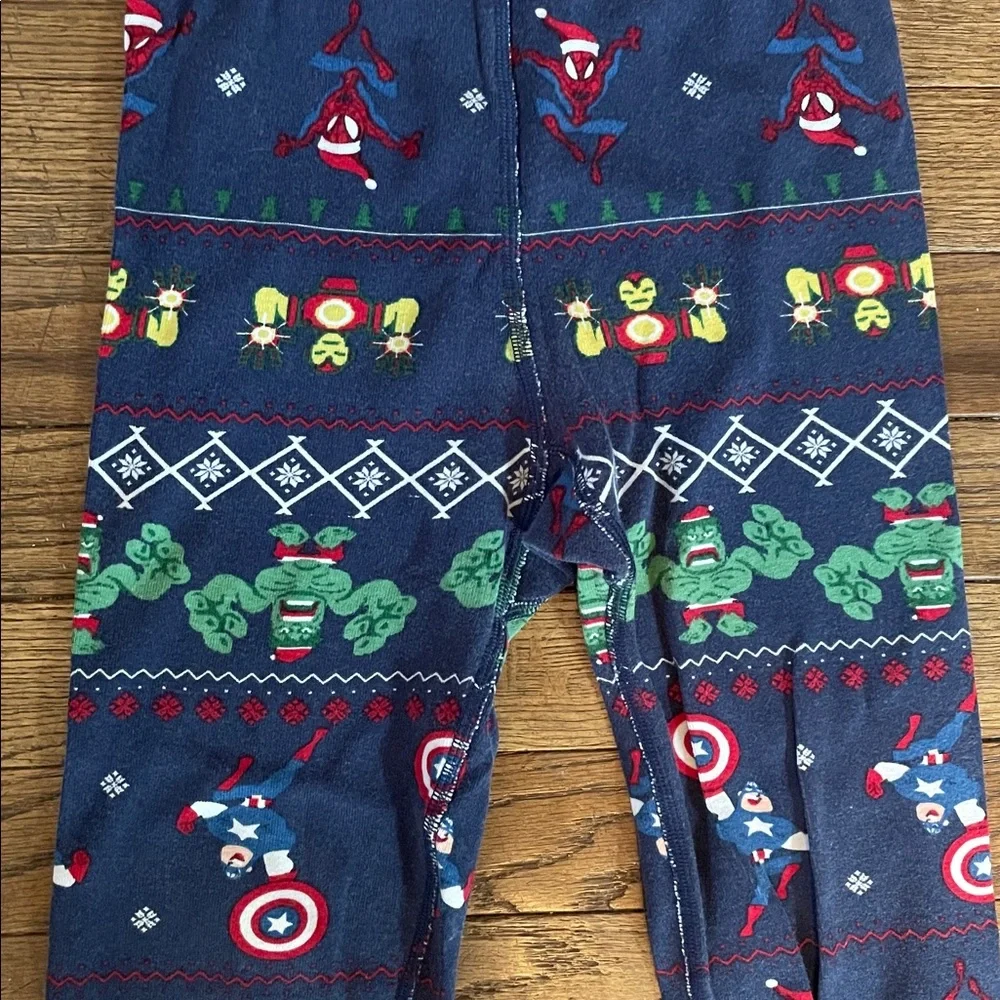 Hanna Andersson Marvel Christmas Pajama Pants size 6-7